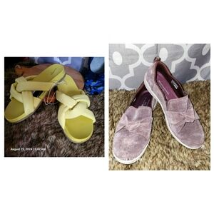 Sale! Bundle of 2 lots size 9.5 shoes skechers and sandals